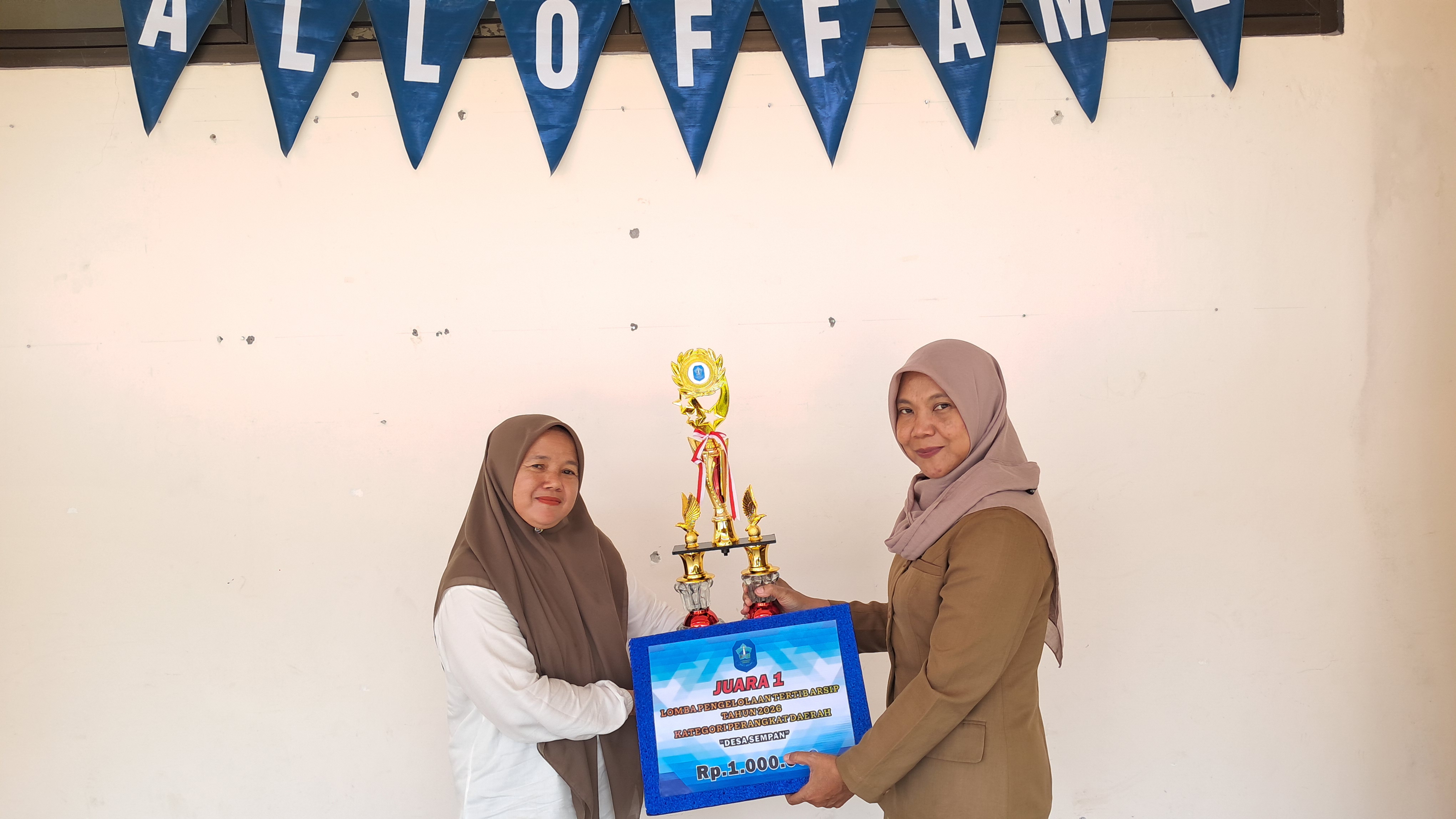 Desa Sempan Meraih Prestasi Juara 1 Lomba Arsip Tingkat Kabupaten Bangka nya